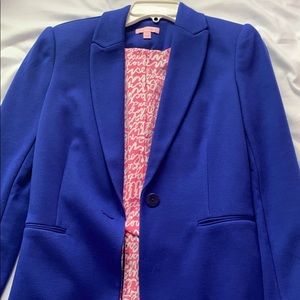 lily pulitzer royal blue blazer